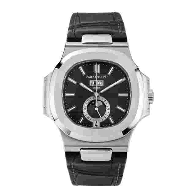 Patek Philippe Nautilus Men's Black Watch - 5726A-001
