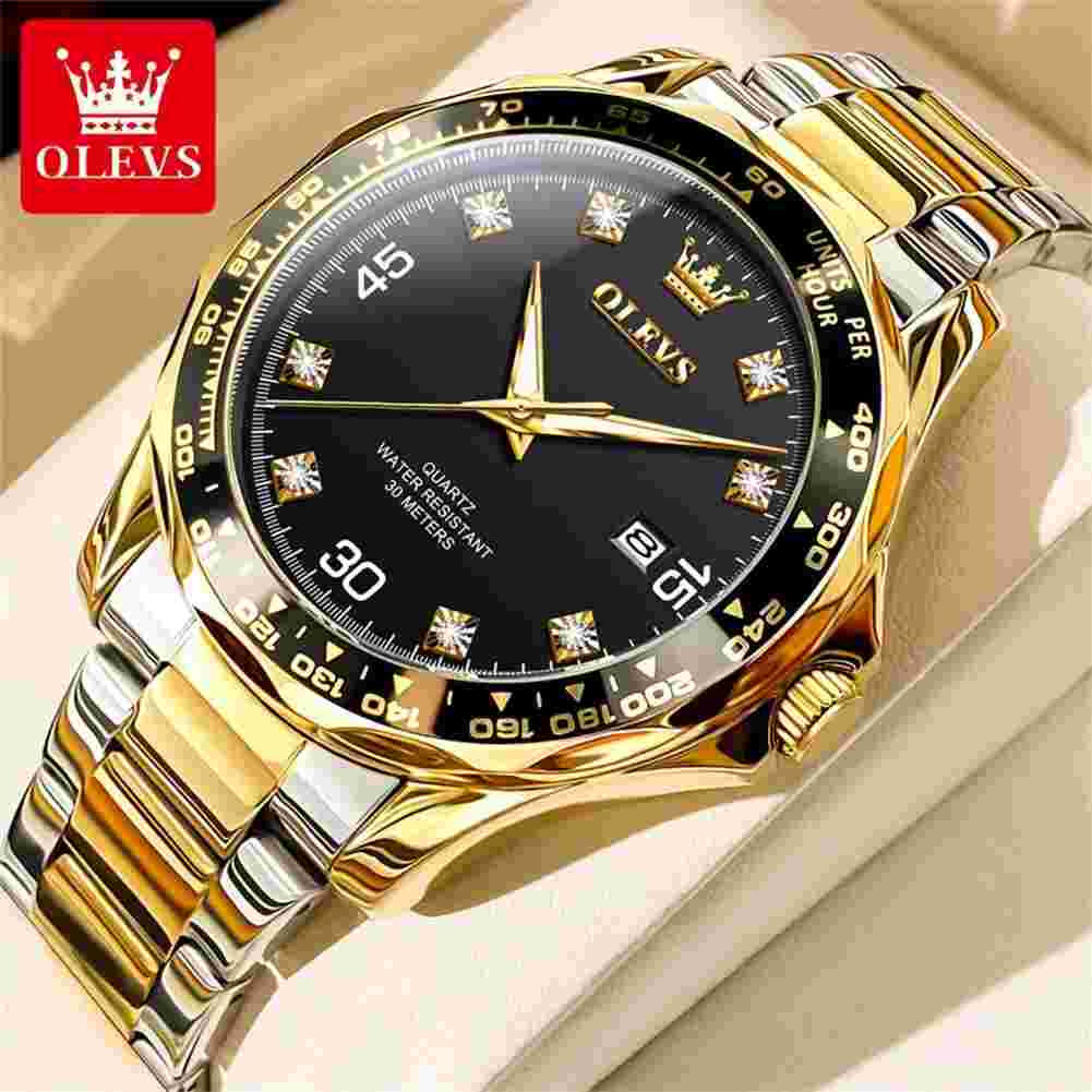 Luxury Men's Watch Men Classic Style Quartz Waterproof Premium Quality Watch