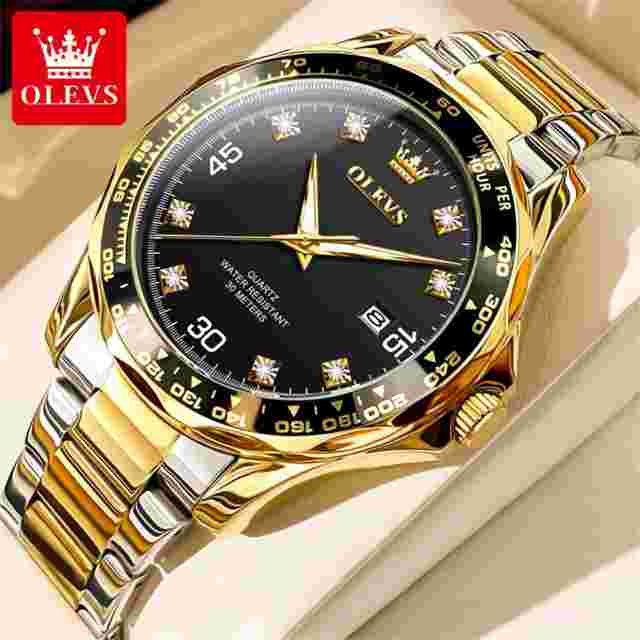 Luxury Men's Watch Men Classic Style Quartz Waterproof Premium Quality Watch
