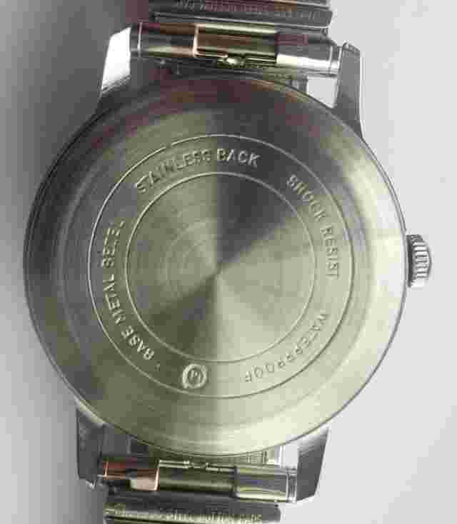 Vintage Orvin 17 Jewels Manual Winding 34mm Watch Date Shock Proof Speidel Band