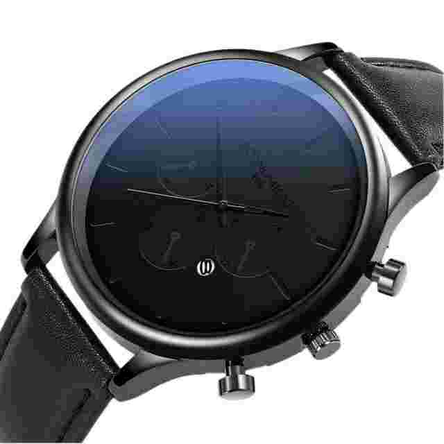 EPIC TIME-Fashion Chrono Stainless Steel Analog Date Sport Quartz Watch