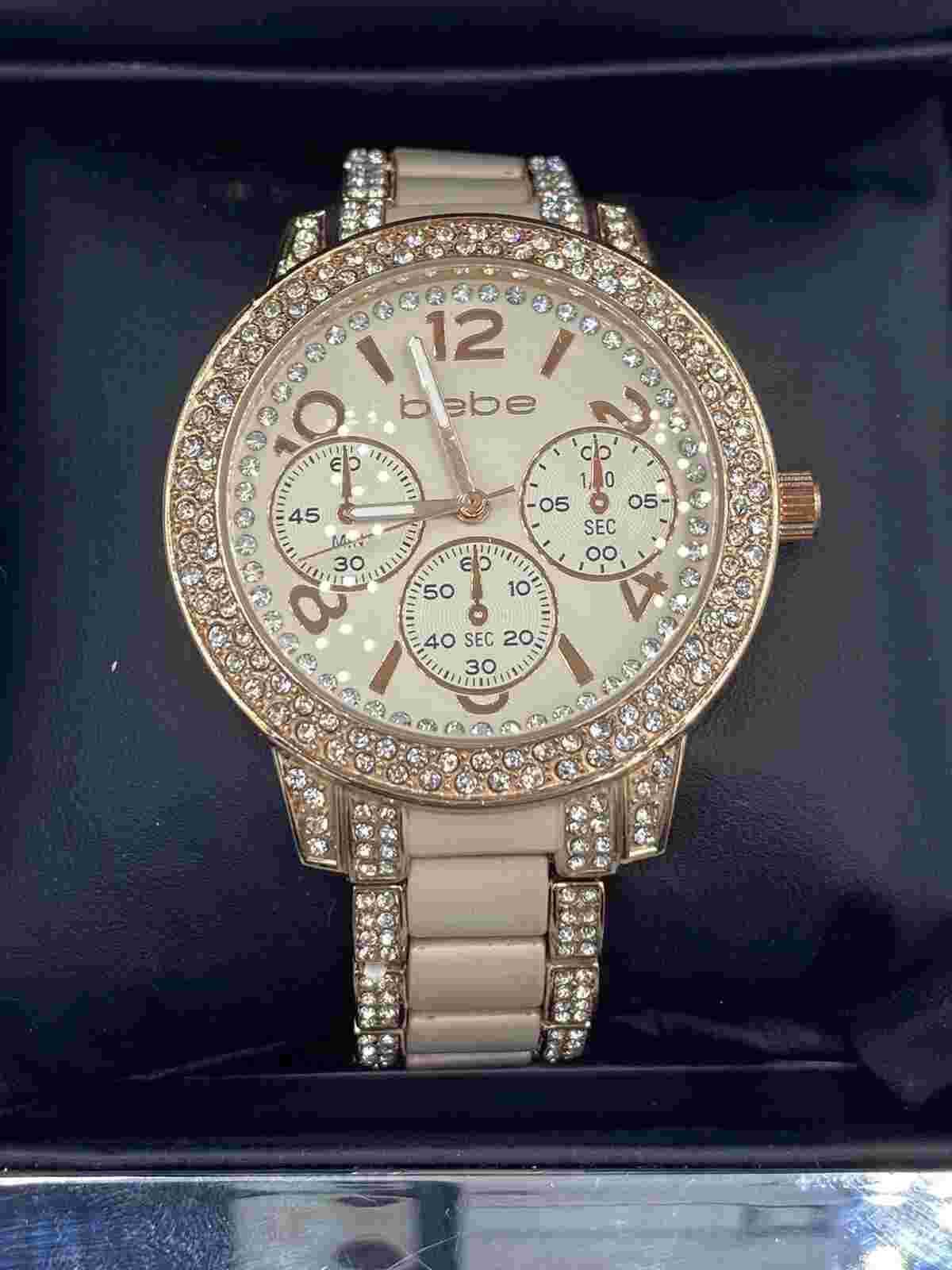 Bebe Watch in box Rose Gold Color