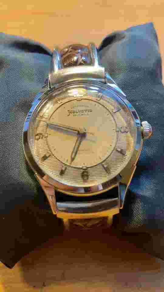1950's RARE Double Label "Helvetia/H. Samuel" Watch; Near MINT & Runs Nicely!