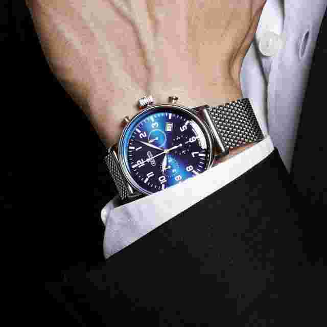 Aristo Men's Messerschmitt Watch Chronograph Me-3h198m Stainless Steel