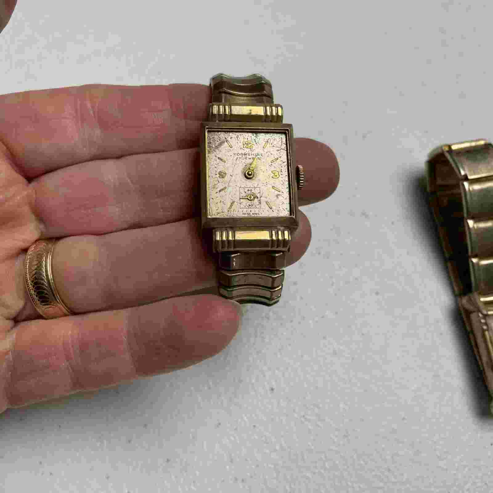 3 Vintage  Mechanical Watches for Parts, "AS IS."