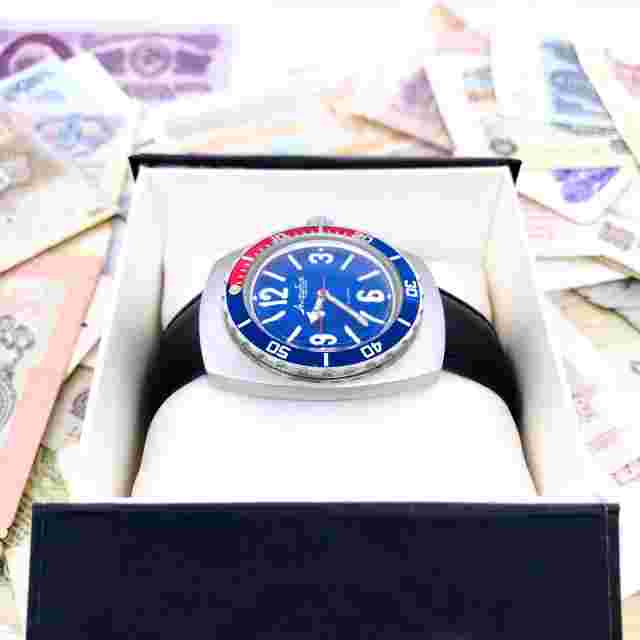 🔵⚪️🔴 Vostok Amphibia Pepsi Cola Automatic Wostok Barrel 1990 Diver Service 🛠