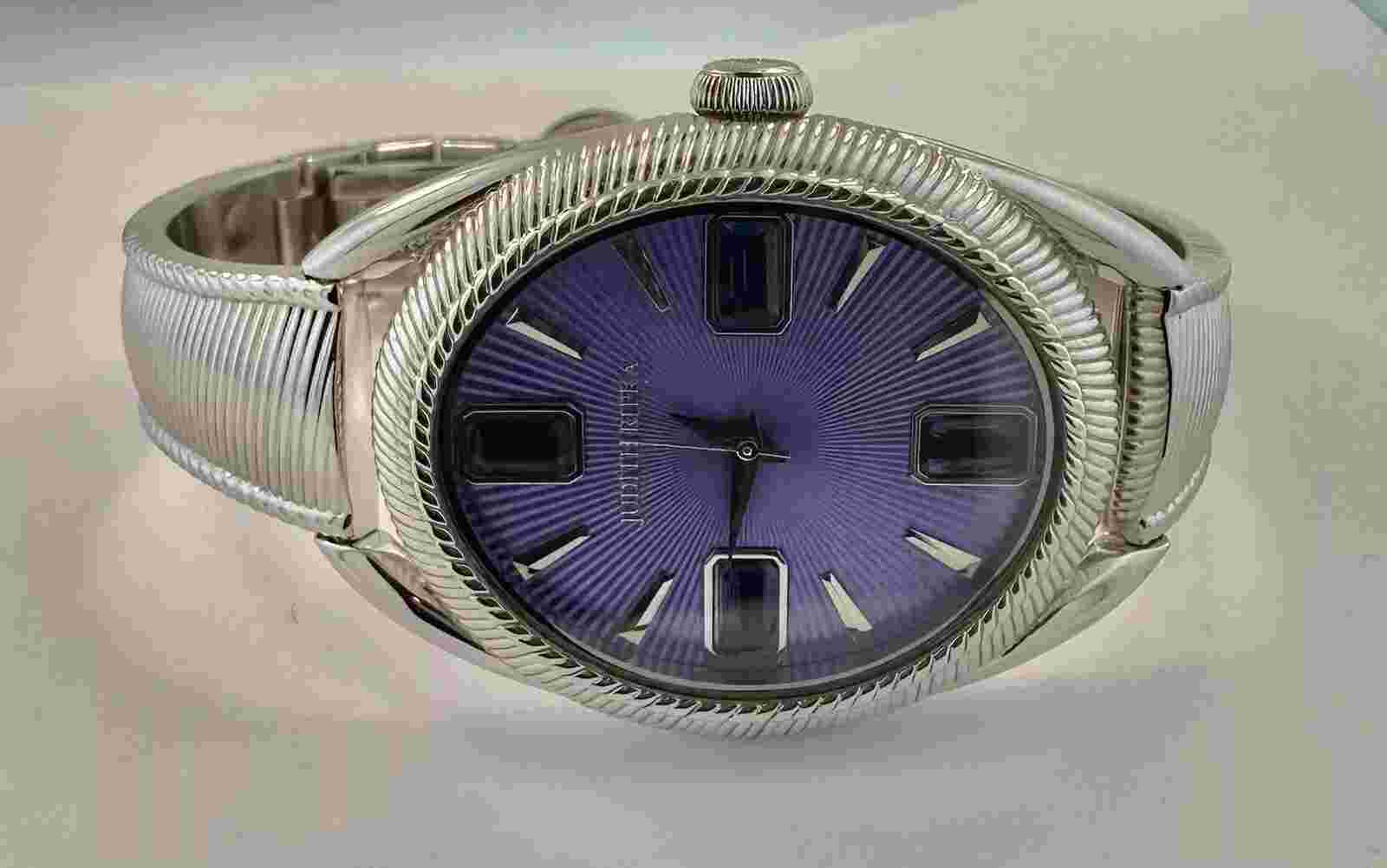 JUDITH RIPKA - MARNI GEMSTONE DIAL BRACELET WATCH