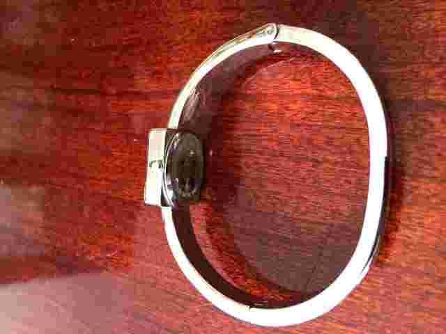 Cache Silver Tone Bangle Band Ladies Quartz Watch
