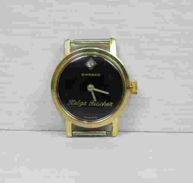 Vintage Collectible SINDACO HELGA FISHTER Swiss Wristwatch Watch 1410 Working