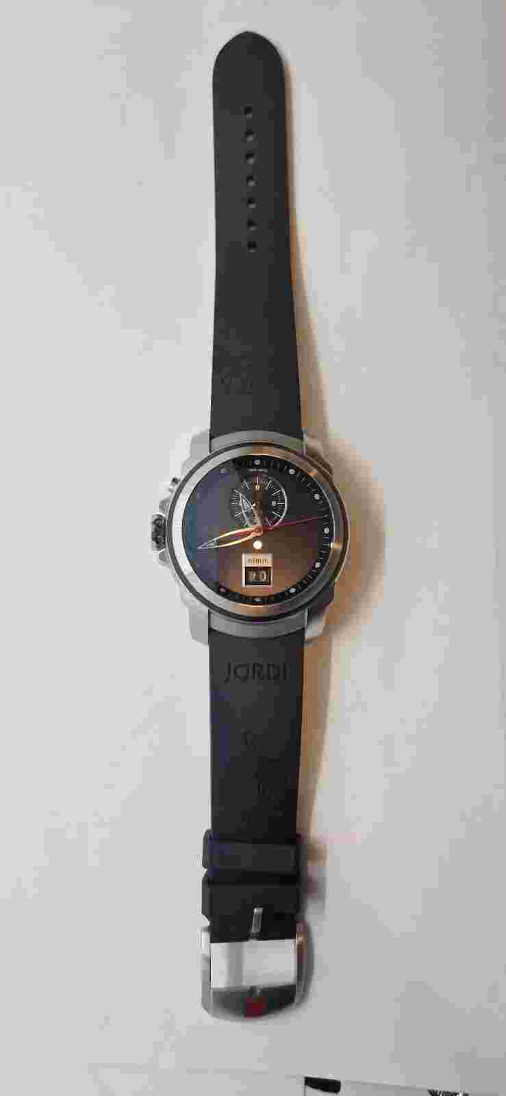 Michel Jordi Mega Icon Pebble Stone GMT Quartz Watch