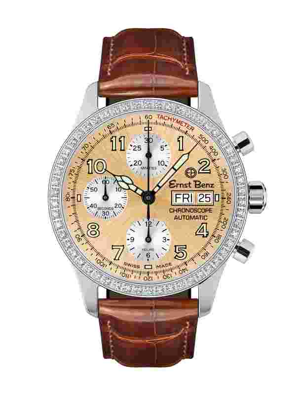 Ernst Benz Traditional Jewel Watch Bronze Dial 40mm Automatic Retail: $8,375