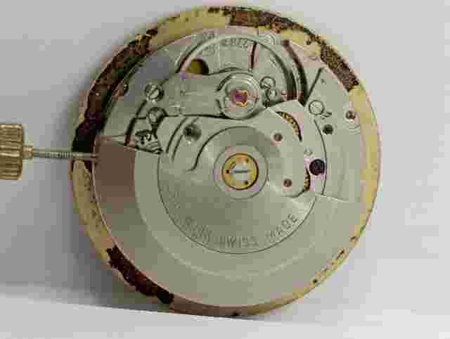 VINTAGE Swiss Made Watch E. Aigner Movement Cal. ETA 2783 Balance Hands Stem