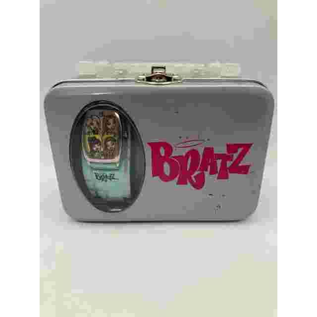 2004 Bratz Specialty Watch 4 Character Face and Small lunch Box WORKS