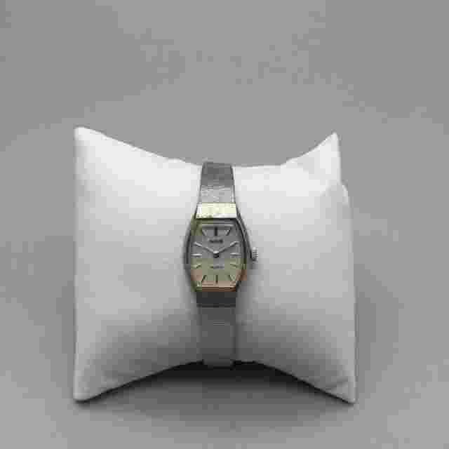 Vintage Phasar Watch Women 18mm Silver Tone Y480-5020 New Battery 6.75"