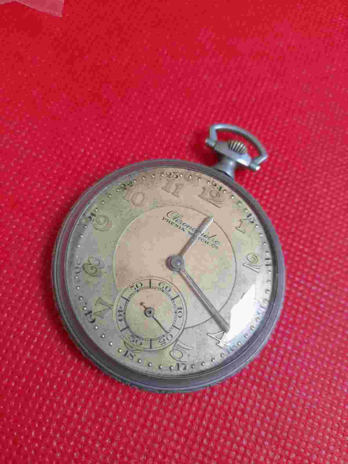 Rare Vintage PHENIX 49mm Working Pocket Watch _392