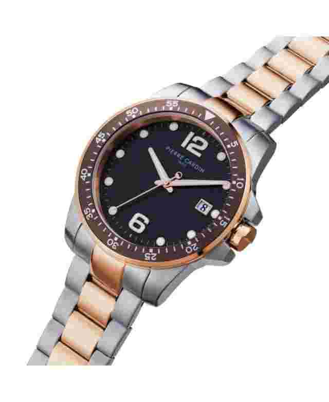 PIERRE CARDIN Men Analog Quartz Casual Watch Classic Dress Black Dial Waterproof