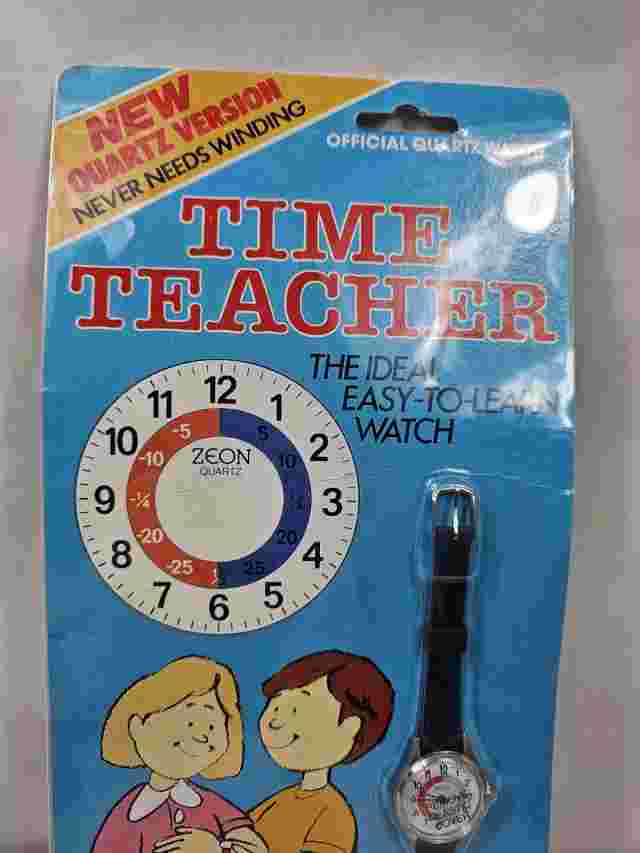 Time Teacher Watch - Retro/Vintage - Zeon Quartz - New Old Stock