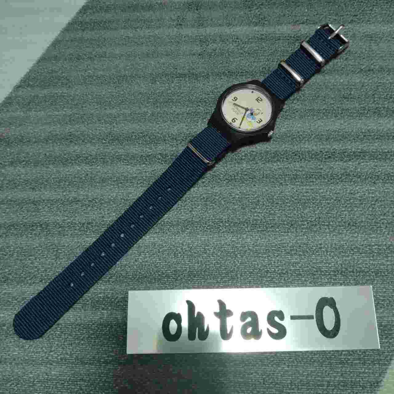 Disneyland Donald Duck J-AXIS WD-H01 Quartz Customized NATO Belt Watch