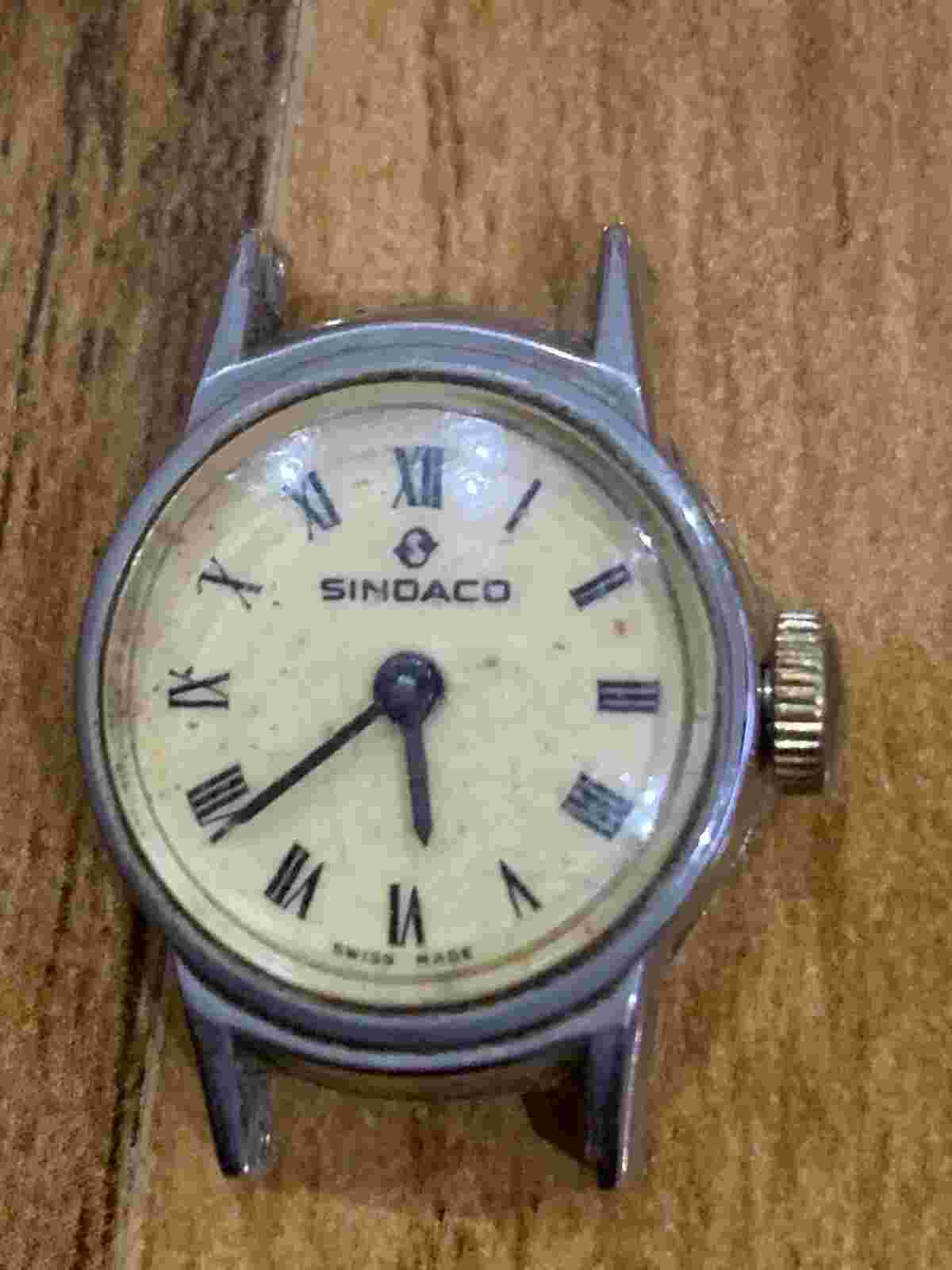 Vintage Swiss Made Sindaco Mechanical Ladies Watch Head -18mm