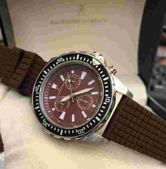 Jacques Cantani Men's Watch Chronograph SAILOR Diver Stainless Steel 10Bar 45 mm