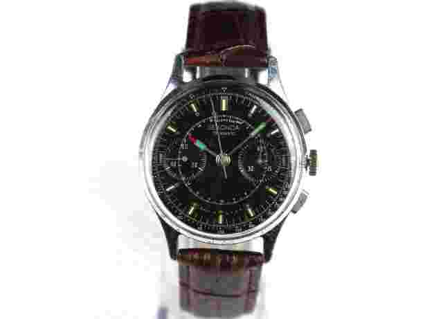 Soviet vintage men's mechanical wristwatch  Chronograph SEKONDA (1 MCHZ Kirov)