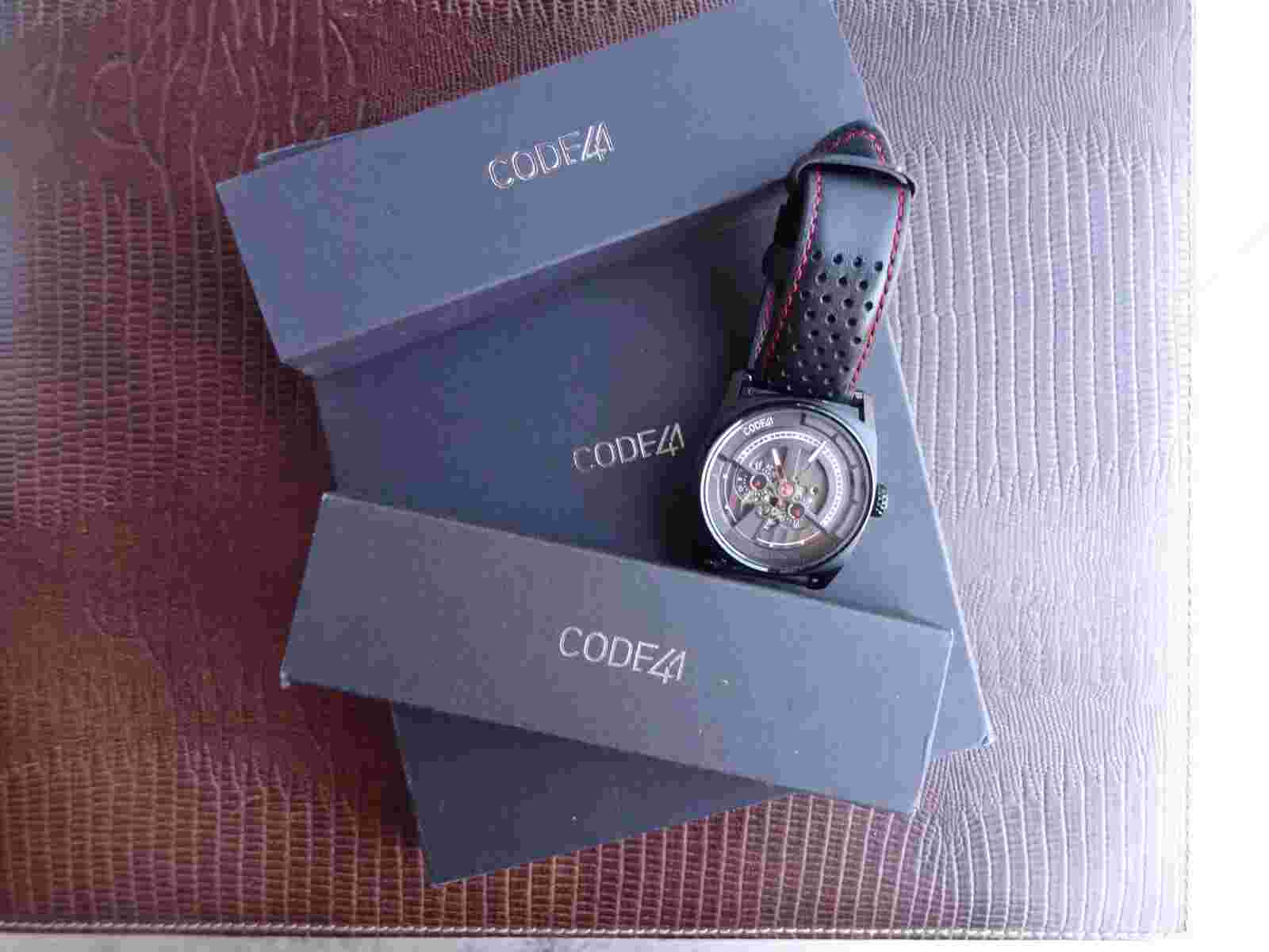 CODE41 WATCH ANOMALY-01 BLACK PVD FIRST GENERATION COLLECTOR