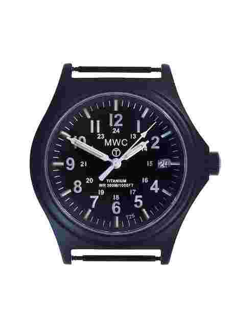 MWC SL23PV Combat Elite Quartz Men Watch Black Dial Round 40mm Analog From Japan