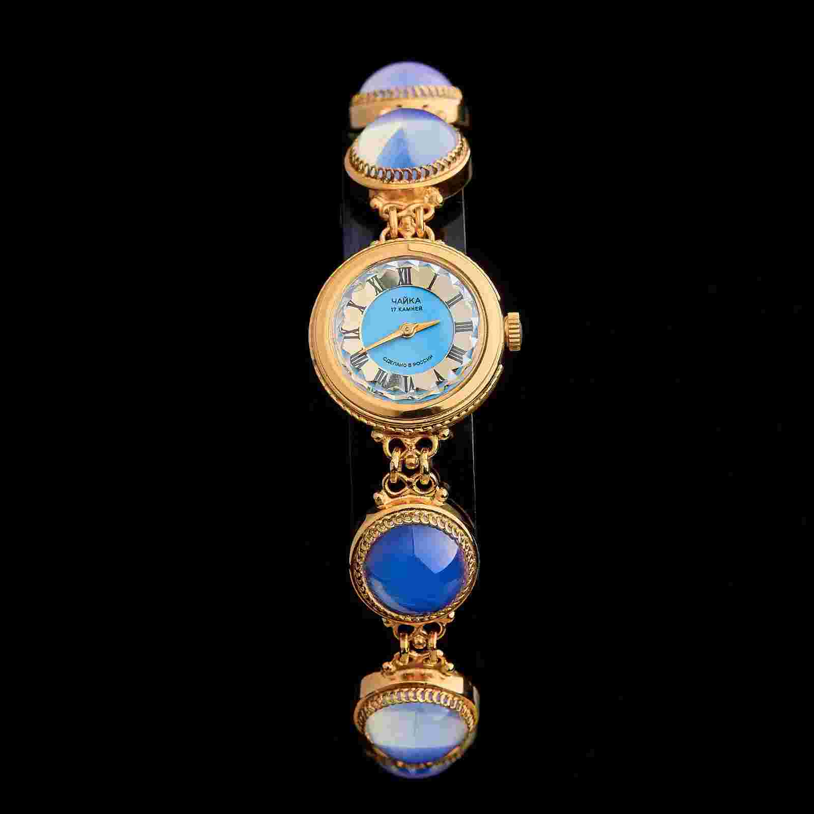 Vintage women's cocktail watches. Soviet Watch Ladies CHAIKA. Chaika 17 jewels