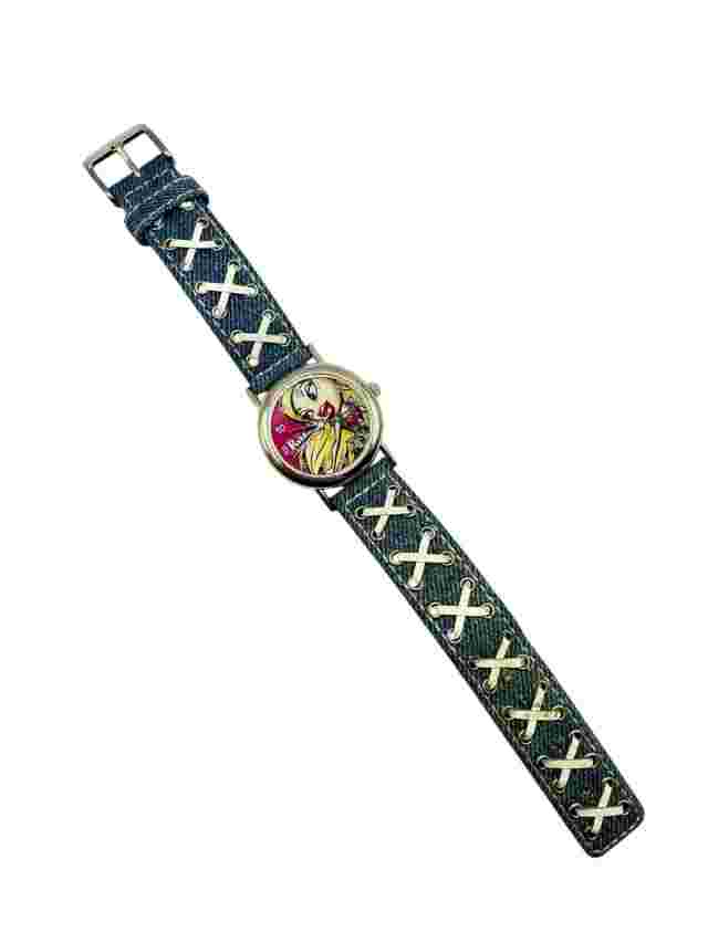 Vintage Early Bratz Watch Denim & Shoelace Band 2004
