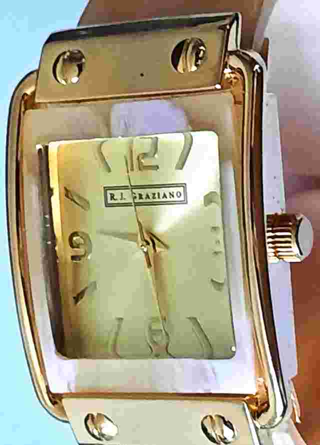 R.J. Graziano Cuff Lopez Cuff Bracelet Quartz Watch #B1907ST
