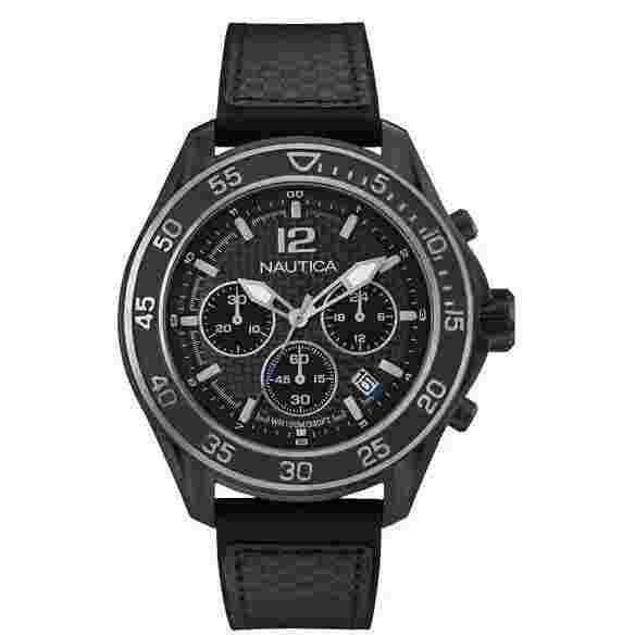 Orologio Uomo Nautica NMX 1600 Nad25505g Cronografo Subacqueo Diver Watch