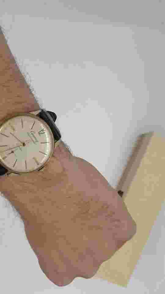 CAUNY PRIMA Centenario De Luxe 21 Rubis Mechanical Wind Vintage 36mm Men´s Watch
