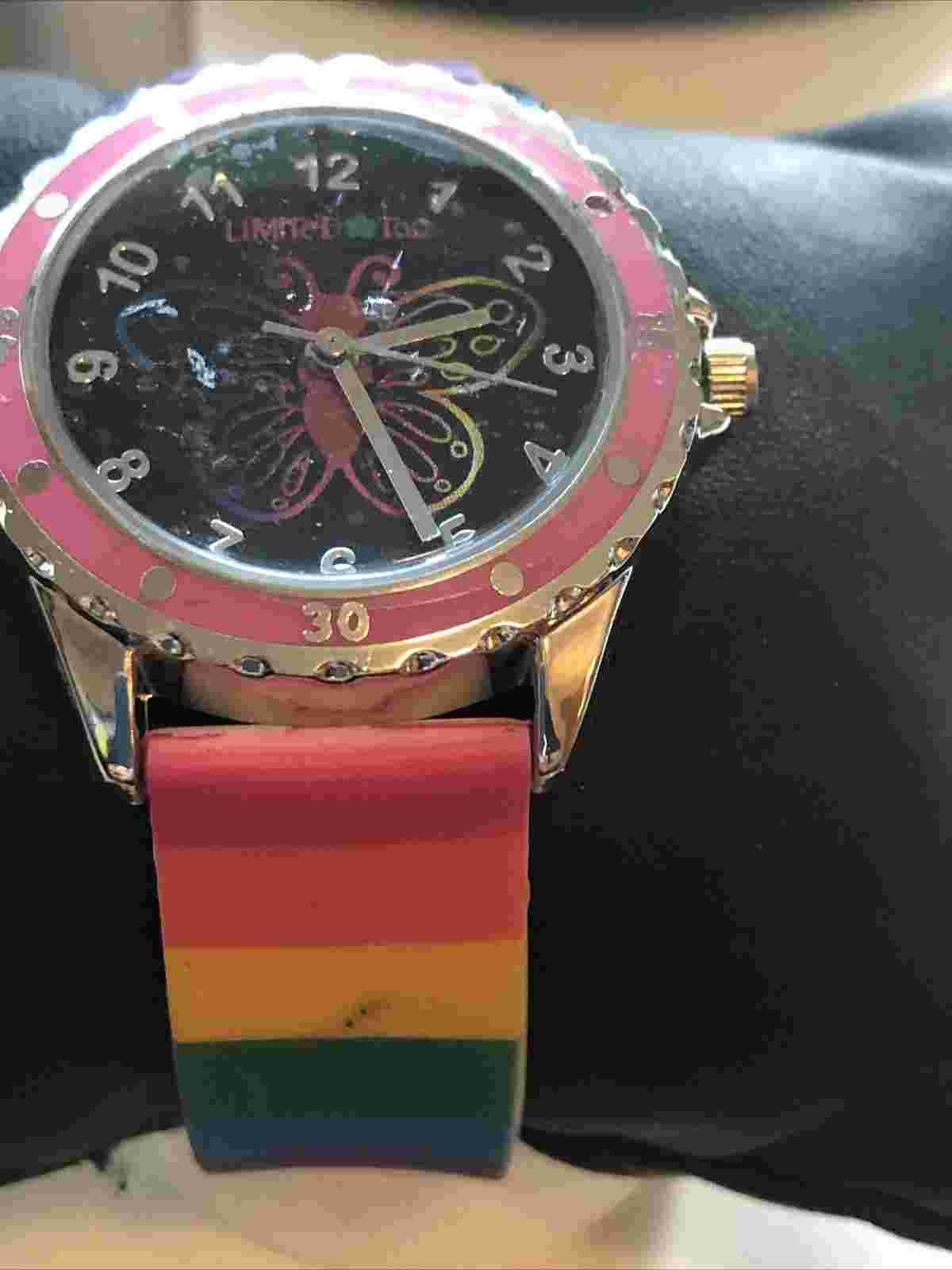 Limited Too Rainbow Watch NWOT
