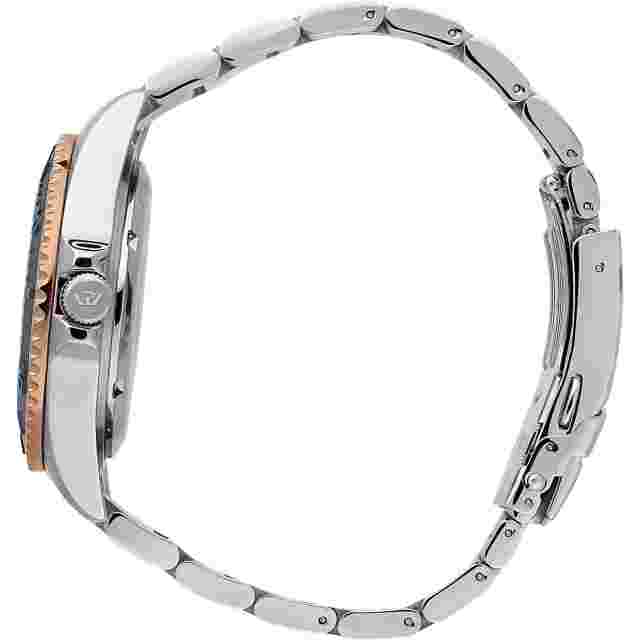Philip Watch Caribe Diving Automatic Men's Watch R8223597033 Blue Rose Steel