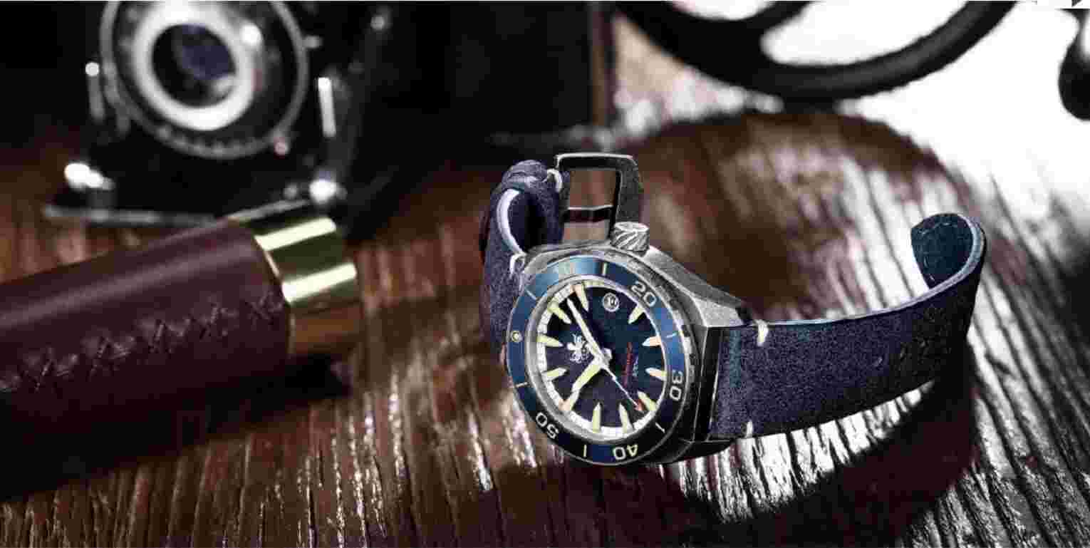 Phoibos Proteus 300m Automatic Diver Watch PY028B Blue