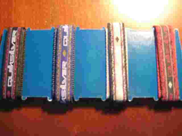 BRAND NEW QUICKSILVER WATERPROOF NYLON, WRAP A ROUND WATCH STRAPS