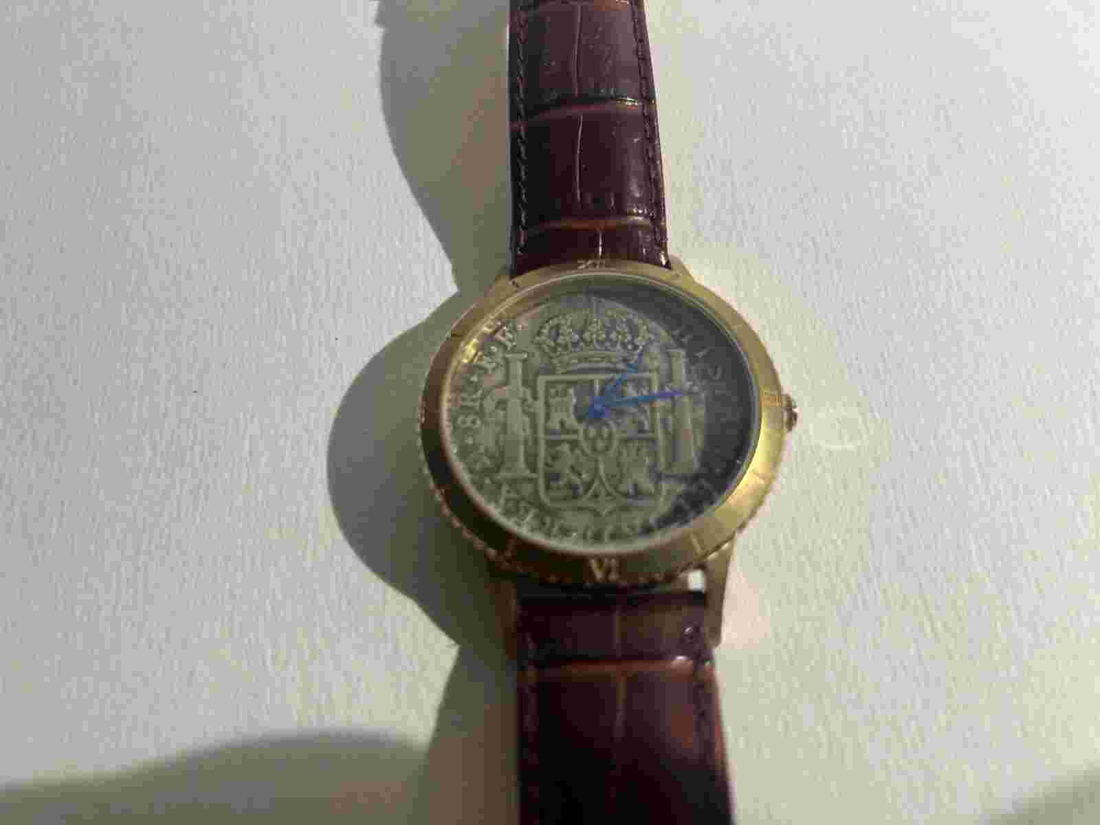 Stauer 1783 Silver Dollar Quartz Watch (2012 RETIRED) WITH PACKAGING
