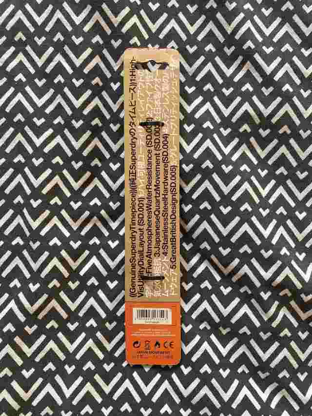 Superdry Urban Unisex Wrist Watch SYG198UR Navy Blue Defect As Shown In Picture