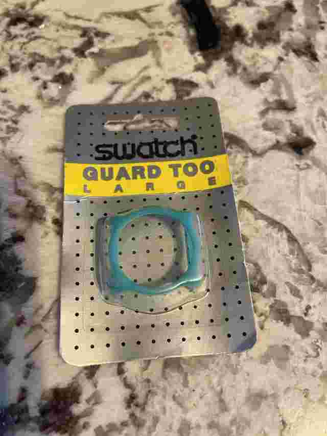 SWATCH WATCH GUARD TOO/LARGE/STANDARD GENT/MINT GREEN
