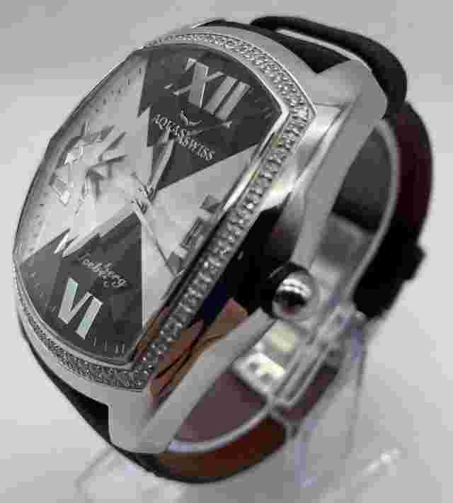 Aqua Swiss Iceberg Watch, Diamond 18053, Swiss Movement, New Band