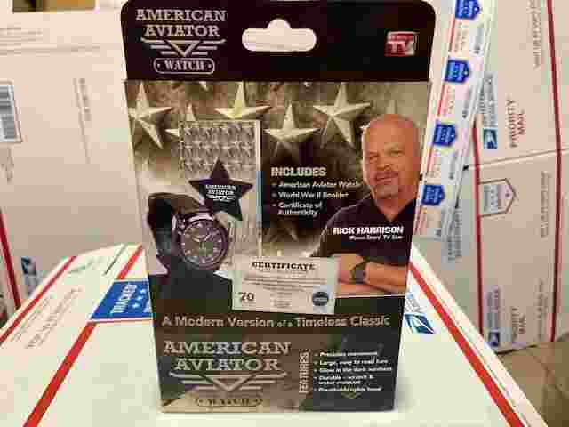 American Aviator Men's Watch Limited Collection Edition. Breathable Nylon Band.