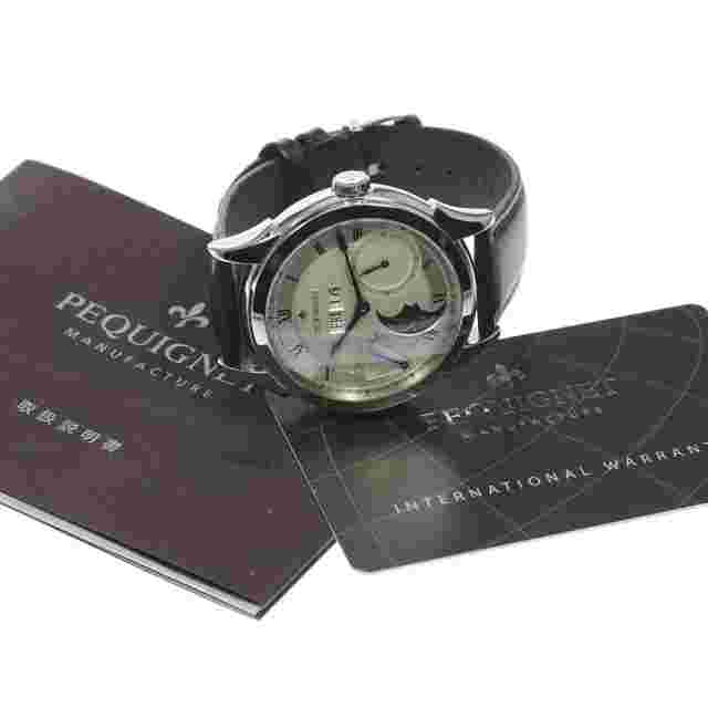 Pequignet Rue Royale Quatre Fonction 9010437 Moon phase Automatic Men's_814055