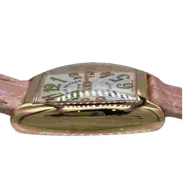 FRANCK MULLER Tonneau Curvex K18PG/genuine belt/genuine tailstock #1593