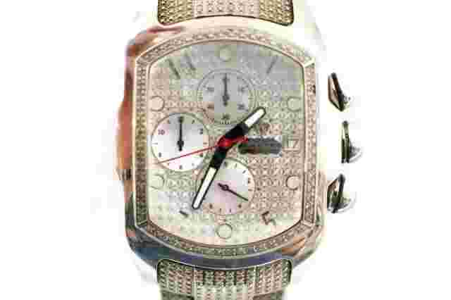 AQUA MASTER - Mens Stainless Steel 40mm Diamond Bubble Watch