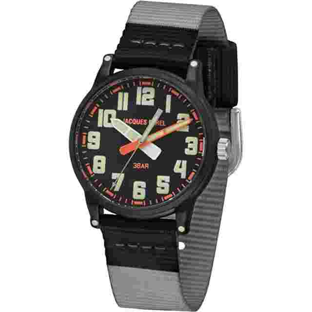 Jacques Farel Children's Watch Youth Analog Quartz Boys Textile Strap KLM 04