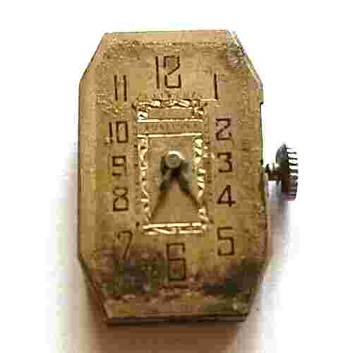 Banner watch movement 6 Jewels Art Deco