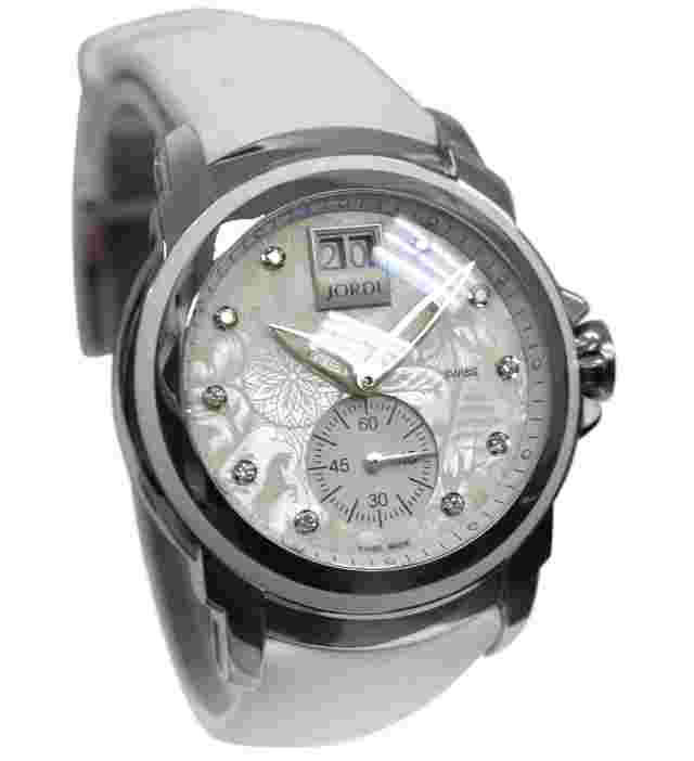 Michel Jordi Icon Snow White 4011400203 Diamonds MOP Ladies Quartz 37MM Watch