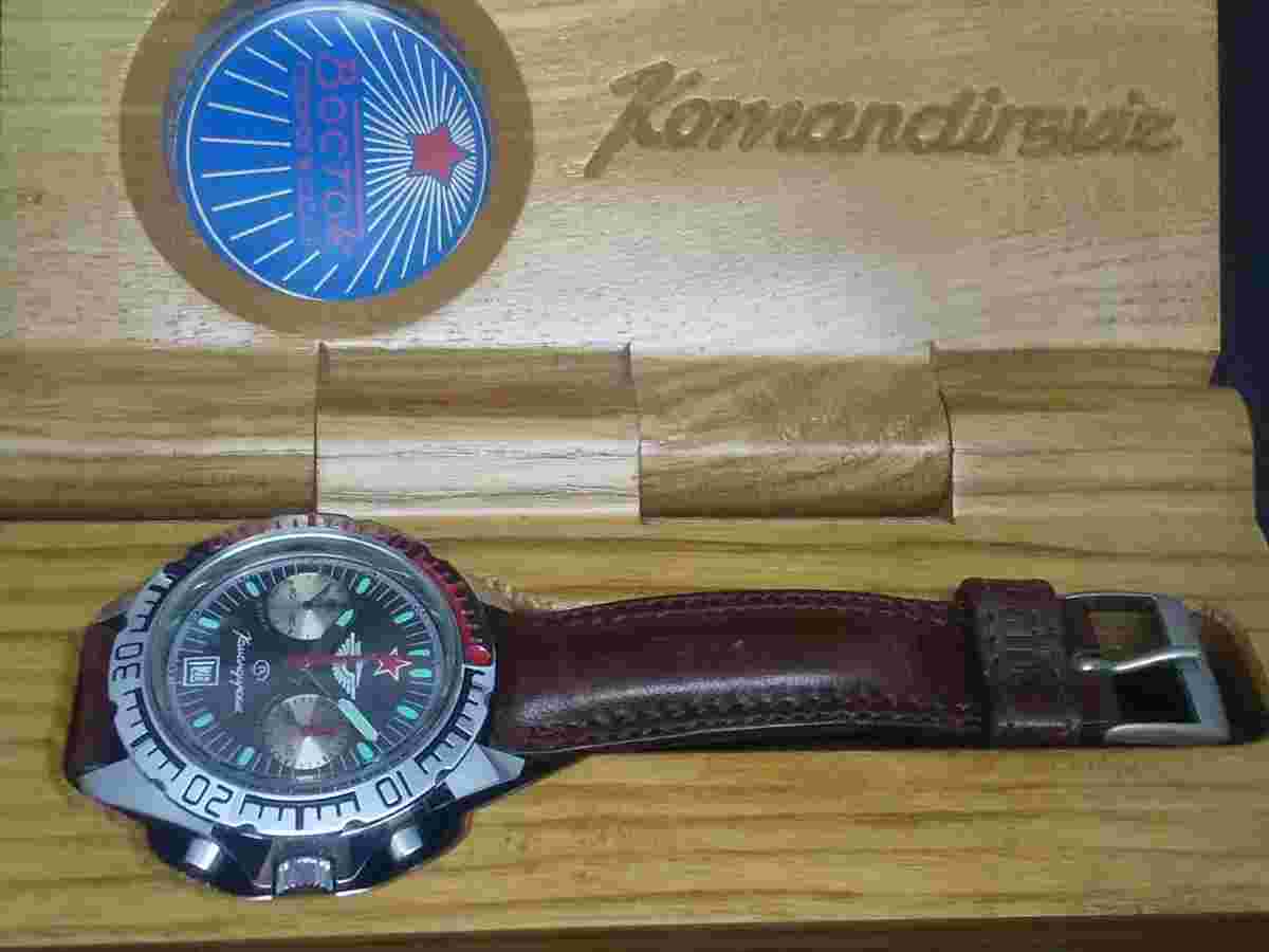 Wristwatch Vostok Commandusky Chronograph Marine 711982 for Men