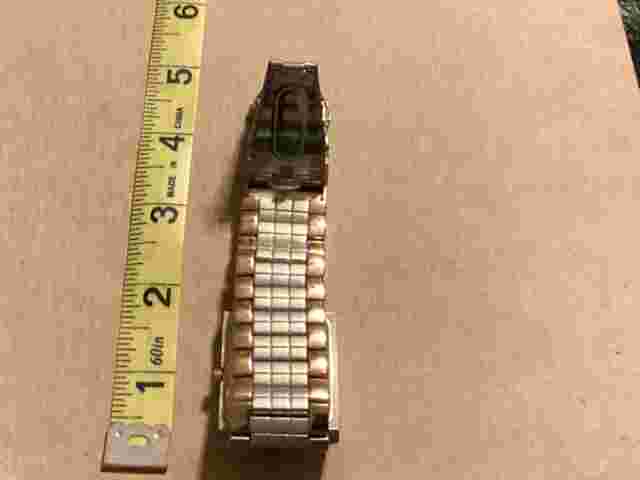 Clique Quartz Ladies Watch Black Face Gold & Silver Band - New Battery - Runs