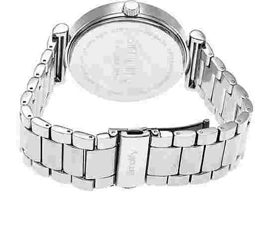 Simplify Stainless Bracelet Watch with White Dial QVC